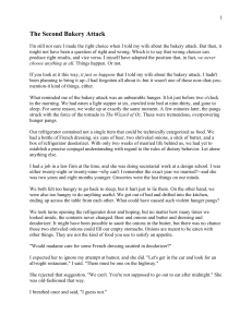 The Second Bakery Attack by Haruki Murakami