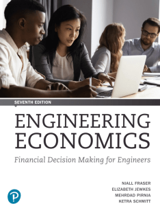 Engineering Economics 7th Ed: Financial Decision Making