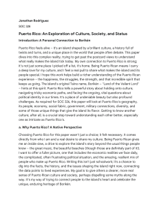 Puerto Rico: Culture, Society & Status
