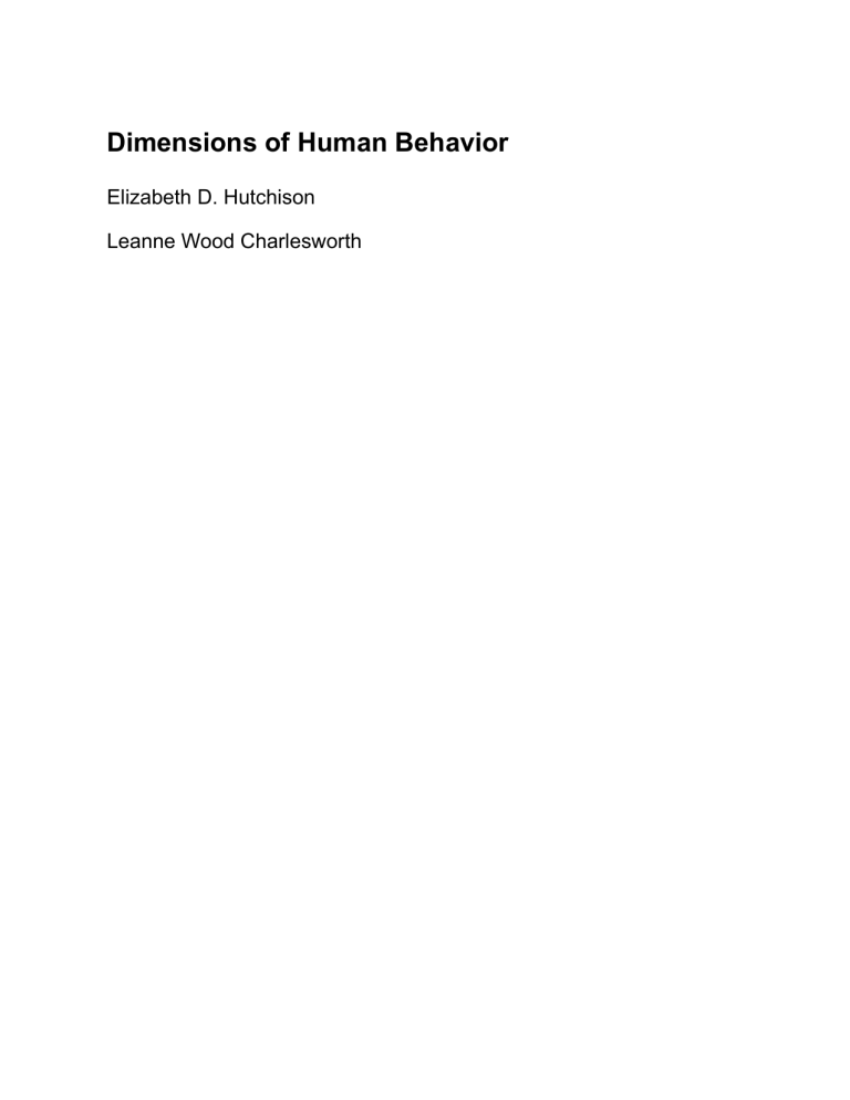 Human Behavior Textbook Social Work