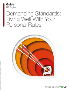 Guide to Overcoming Demanding Standards