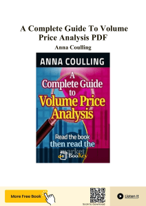 Volume Price Analysis Guide by Anna Coulling
