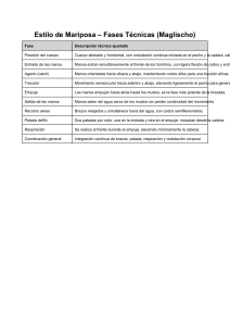 Fases del Estilo Mariposa: Gu&iacute;a T&eacute;cnica de Maglischo