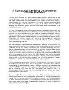Guide to Aluminum Alloys