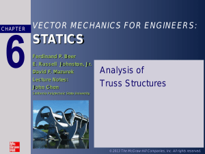Truss Analysis | Vector Mechanics Statics