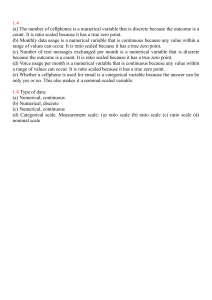 Statistics: Data Types Practice