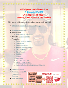S K Mondal GATE & IES Study Material