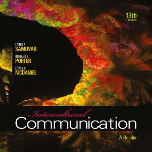Intercultural Communication Approaches & Culture