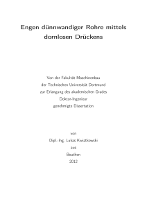 Dissertation Dr&uuml;cken ohne Dorn 2012 Kwiatkowski