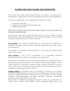 Guide to Weld Discontinuities and Defects