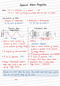 Physics: General Wave Properties Guide