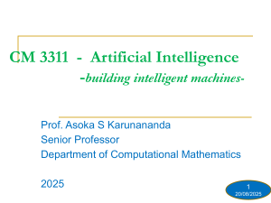 AI Foundations Lecture Slides
