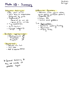 Calculus Problems: Simpson's Rule & DEs