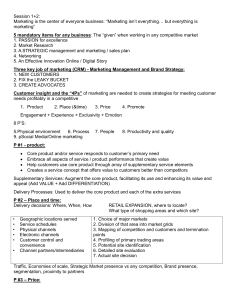 Marketing Strategy & Management Fundamentals