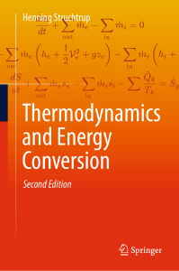 Thermodynamics and Energy Conversion Textbook