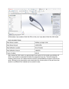 FEA and CAD Stress Analysis Report