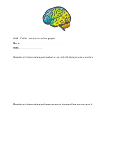 Sonography Critical Thinking Worksheet
