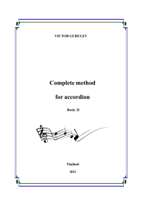 Complete Method for Accordion Book II: Advanced Techniques