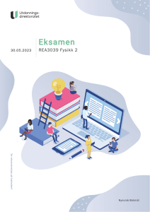REA3039 Fysik 2 Eksamen 2023
