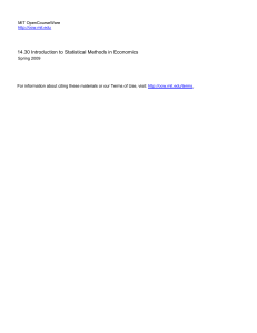 Statistical Methods Lecture Notes: Random Variables