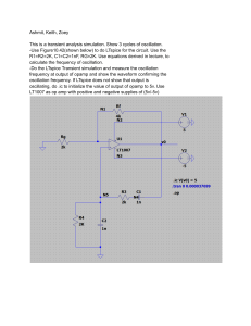Oscillator Circuit Lab: LTspice Analysis