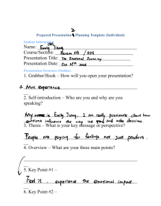 Presentation Template: The Emotional Economy