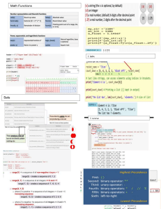 Introduction to Programming Concepts