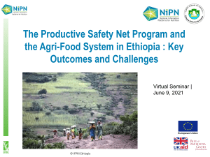 Ethiopia PSNP Impacts and Challenges