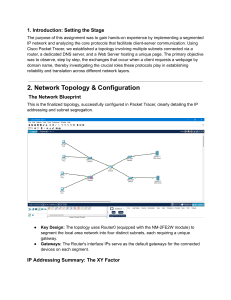 Network Protocol Analysis Lab Report