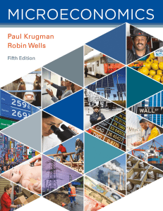 Microeconomics 5th Edition by Paul Krugman & Robin Wells