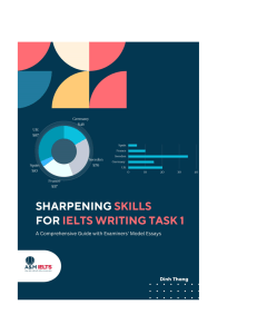 Sharpening Skills for IELTS Writing Task 1 Guide