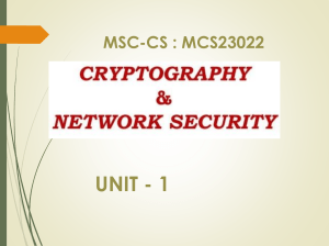 Computer Network Security Concepts & Principles