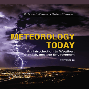 Meteorology Today: Weather & Climate Textbook