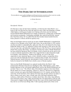 The Dark Art of Interrogation Mark Bowden