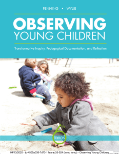 Observing Young Children Textbook