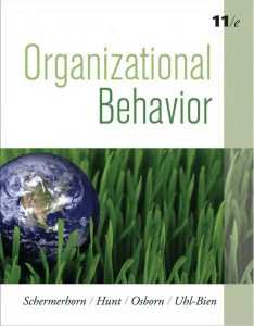 Organizational Behavior 11th Edition Textbook
