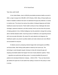 AI for Social Good: Public Health Applications