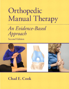 Orthopedic Manual Therapy: Evidence-Based Approach