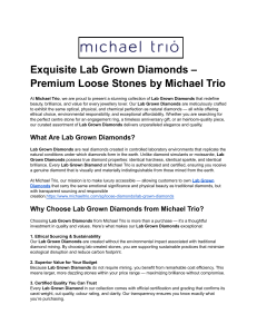 Exquisite Lab Grown Diamonds &ndash; Premium Loose Stones by Michael Trio.docx