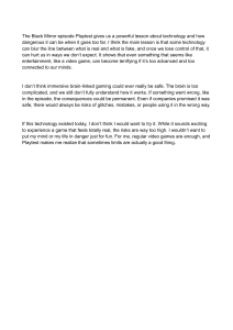 Black Mirror Playtest Technology Analysis