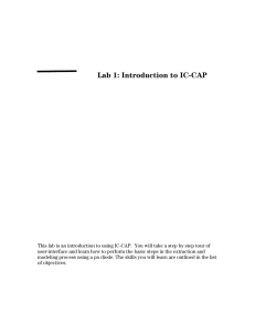 IC-CAP Lab 1: Introduction to Device Modeling