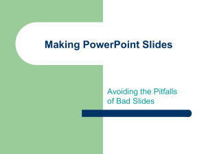 Guide to Effective PowerPoint Presentations