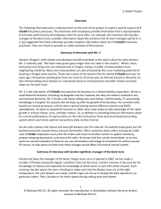 Z Cheddr Project Accounting Case Study