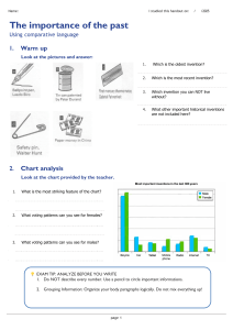 Comparative Language & Chart Analysis Worksheet