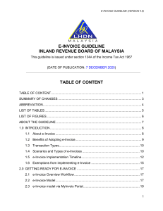 Malaysia e-Invoice Guideline (Ver 4.6) by IRBM