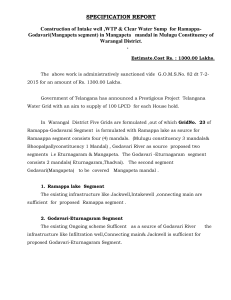 Ramappa Godavari WTP Project Report