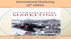 International Marketing Course Slides Ch1
