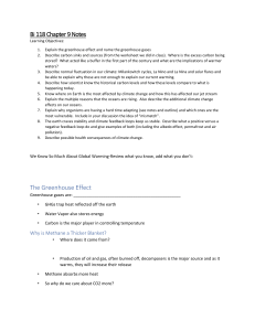 Biology 118: Climate Change Lecture Notes