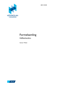Formelsamling i H&aring;llfasthetsl&auml;ra PDF
