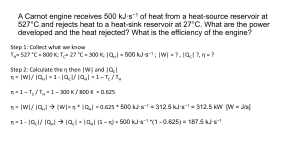 Thermodynamics Problems: Carnot Engine & Lost Work